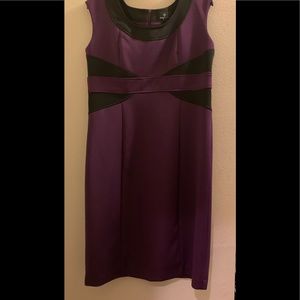 Purple and Black Dress Size 16